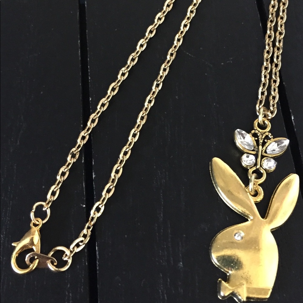 Crystal Butterfly/ Swarovski Playboy Necklace